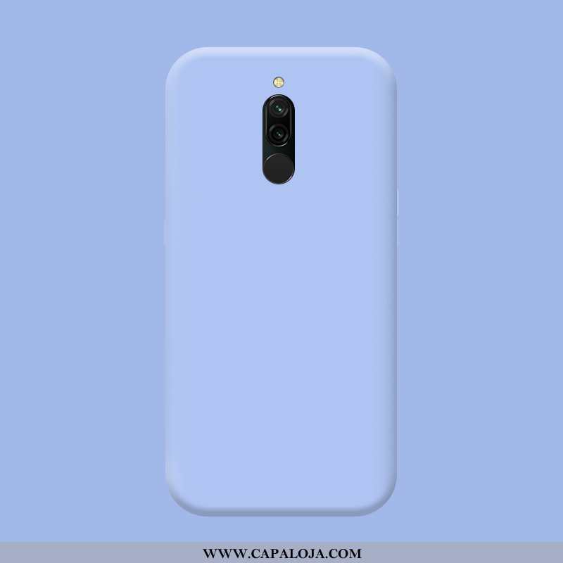 Capa Xiaomi Redmi 8 Protetoras Fosco Antiqueda Cases Azul, Capas Xiaomi Redmi 8 Silicone Comprar