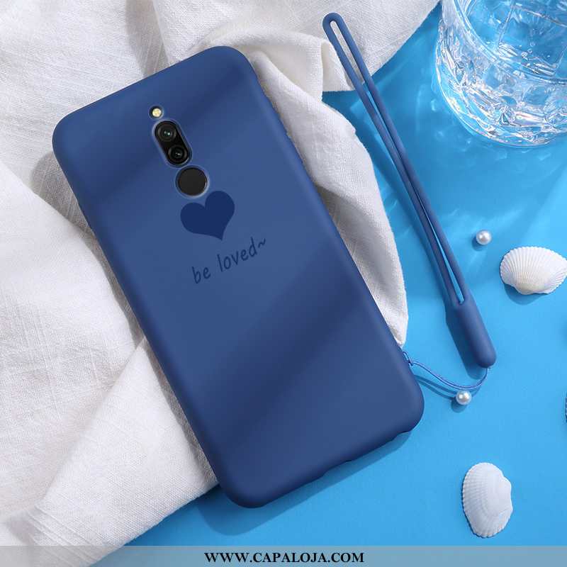 Capa Xiaomi Redmi 8 Silicone Criativas Antiqueda Completa Verde, Capas Xiaomi Redmi 8 Estiloso Barat