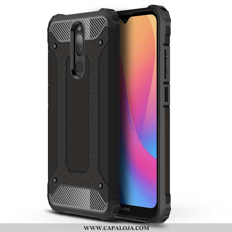 Capa Xiaomi Redmi 8 Silicone Minimalista Antiqueda Completa Azul, Capas Xiaomi Redmi 8 Fosco Baratas