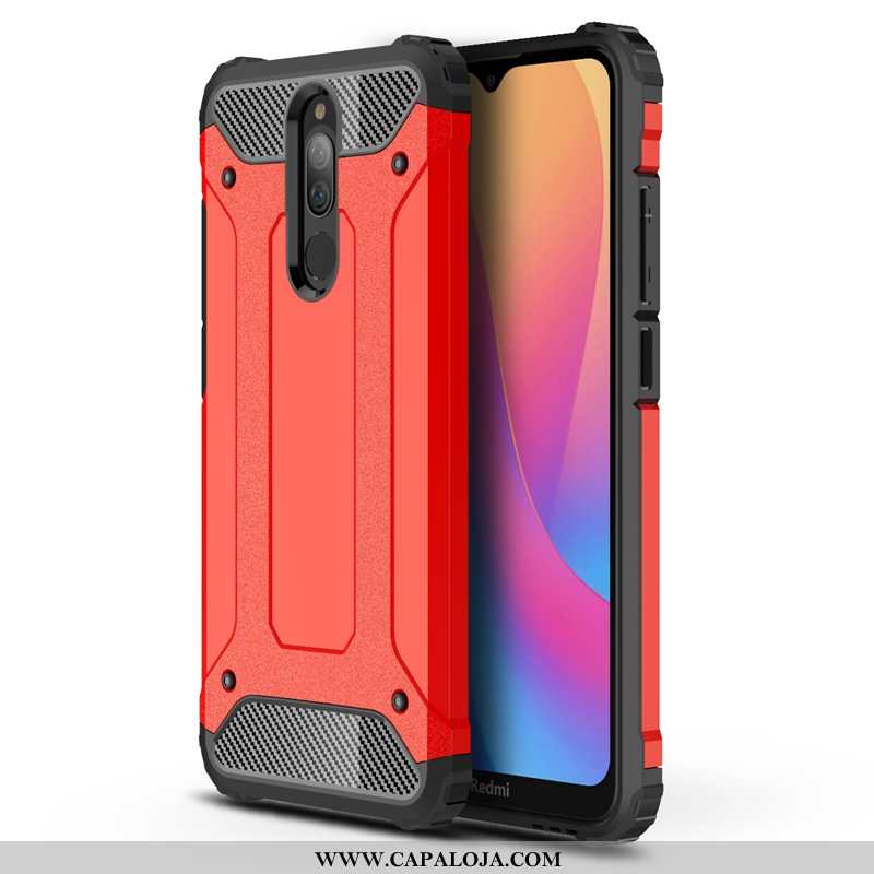 Capa Xiaomi Redmi 8 Silicone Minimalista Antiqueda Completa Azul, Capas Xiaomi Redmi 8 Fosco Baratas