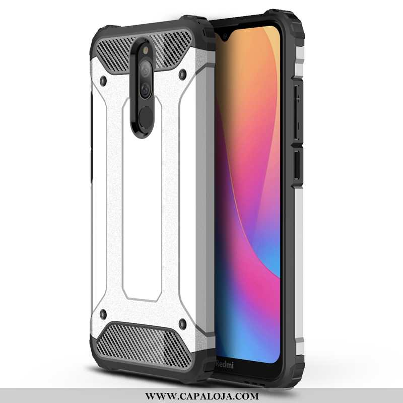 Capa Xiaomi Redmi 8 Silicone Minimalista Antiqueda Completa Azul, Capas Xiaomi Redmi 8 Fosco Baratas