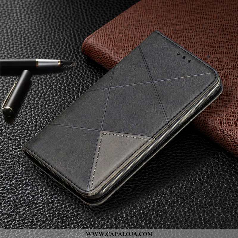 Capa Xiaomi Redmi 8a Couro Capas Masculino Preto, Xiaomi Redmi 8a Protetoras Comprar