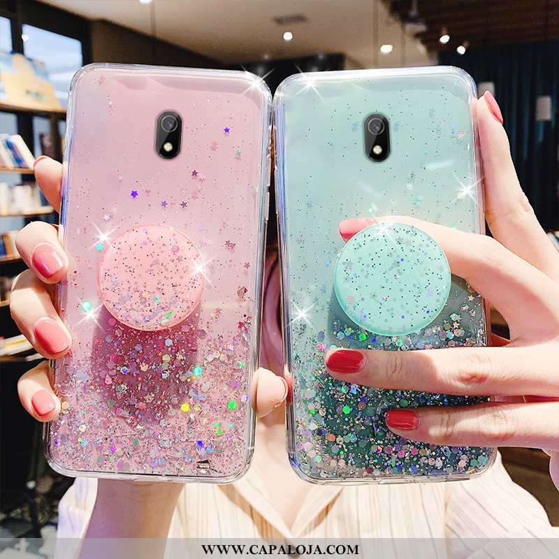 Capa Xiaomi Redmi 8a Personalizado Cases Antiqueda Silicone Rosa, Capas Xiaomi Redmi 8a Criativas Co