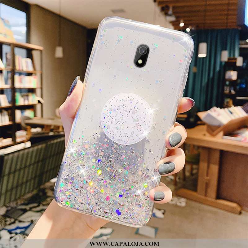 Capa Xiaomi Redmi 8a Personalizado Cases Antiqueda Silicone Rosa, Capas Xiaomi Redmi 8a Criativas Co