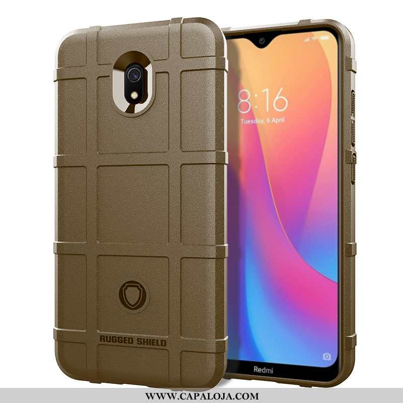 Capa Xiaomi Redmi 8a Personalizado Tampa Completa Malha Verde, Capas Xiaomi Redmi 8a Criativas Promo