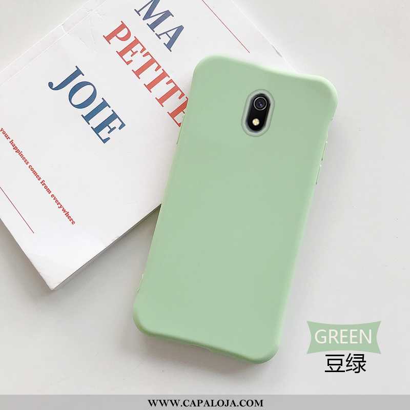 Capa Xiaomi Redmi 8a Soft Lisas Verde Vermelha, Capas Xiaomi Redmi 8a Protetoras Venda