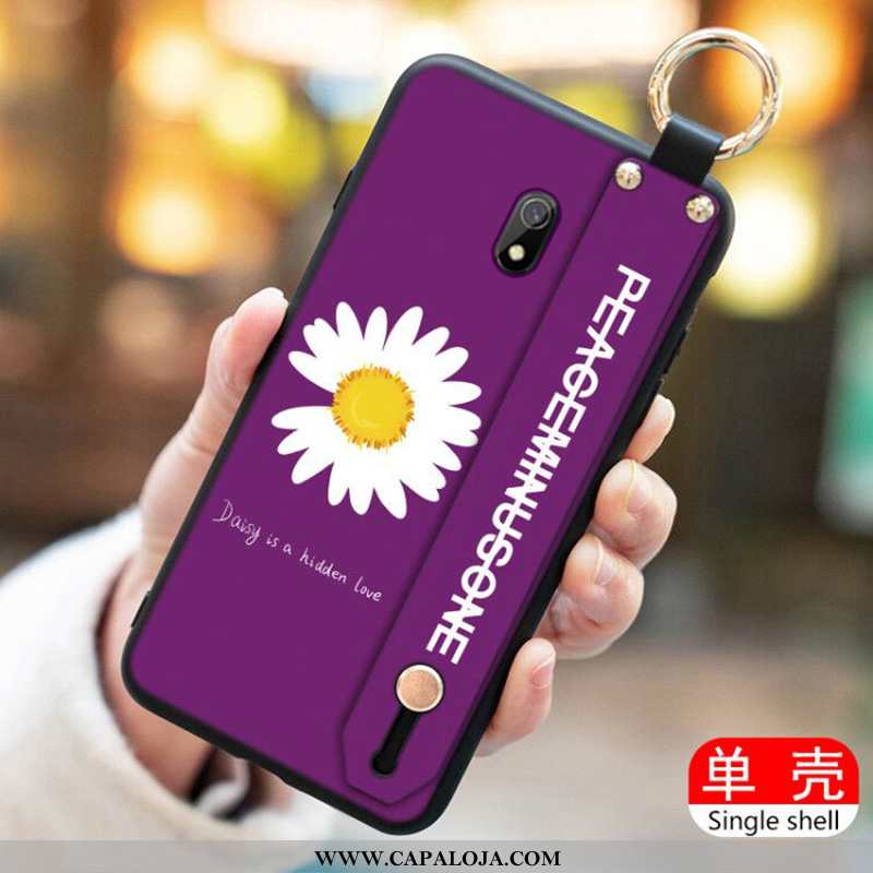 Capa Xiaomi Redmi 8a Tendencia Silicone Vermelha Capas Roxo, Xiaomi Redmi 8a Soft Venda