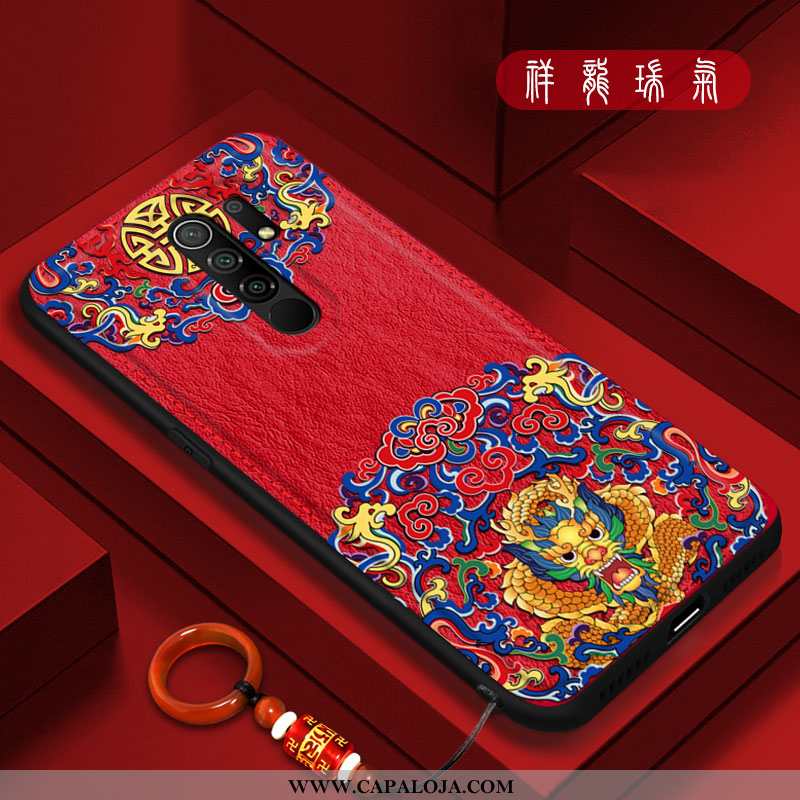 Capa Xiaomi Redmi 9 Personalizada Completa Capas Masculino Vermelho, Xiaomi Redmi 9 Criativas Barato