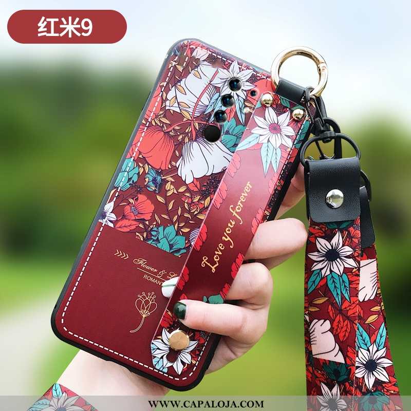 Capa Xiaomi Redmi 9 Soft Antiqueda Telemóvel Feminino Verde, Capas Xiaomi Redmi 9 Super Baratos