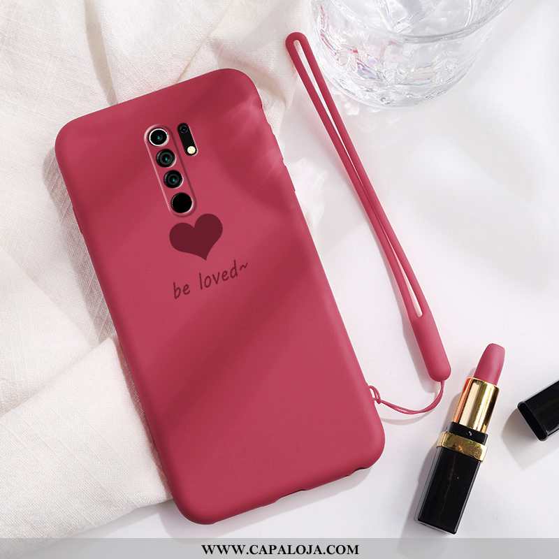 Capa Xiaomi Redmi 9 Soft Completa Telinha Antiqueda Vermelho, Capas Xiaomi Redmi 9 Super Comprar