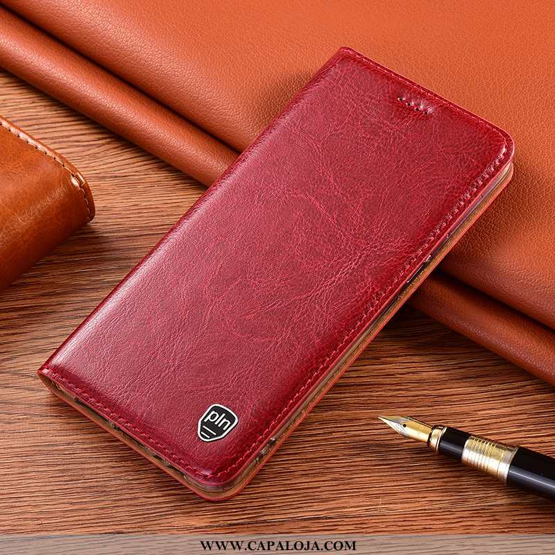 Capa Xiaomi Redmi 9a Couro Genuíno Capas Antiqueda Tigrada Rosa, Xiaomi Redmi 9a Protetoras Baratas