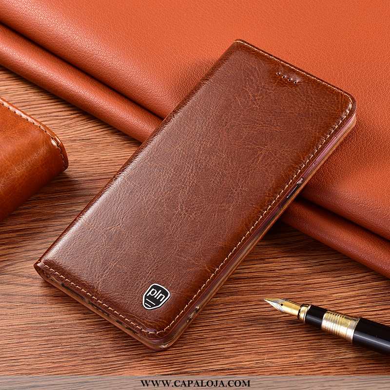 Capa Xiaomi Redmi 9a Couro Genuíno Capas Antiqueda Tigrada Rosa, Xiaomi Redmi 9a Protetoras Baratas