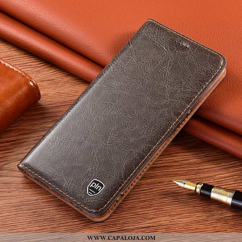 Capa Xiaomi Redmi 9a Couro Genuíno Capas Antiqueda Tigrada Rosa, Xiaomi Redmi 9a Protetoras Baratas