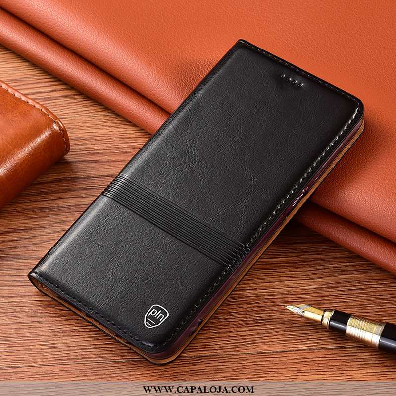 Capa Xiaomi Redmi 9a Couro Legitimo Pequena Antiqueda Vermelha Vermelho, Capas Xiaomi Redmi 9a Prote