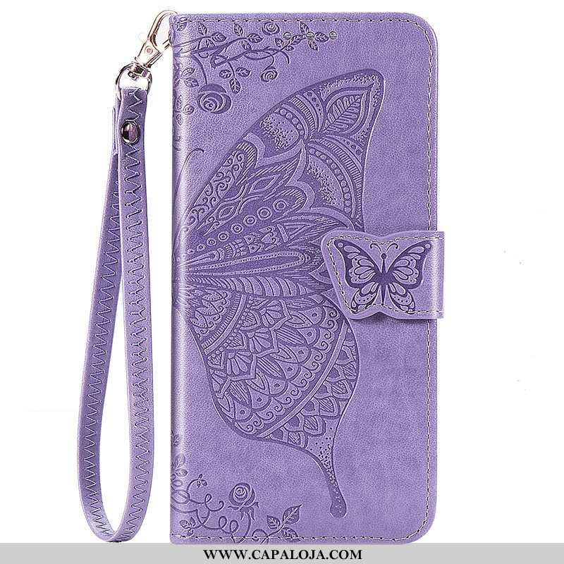 Capa Xiaomi Redmi 9a Protetoras Telemóvel Feminino Antiqueda Roxo, Capas Xiaomi Redmi 9a Couro Barat