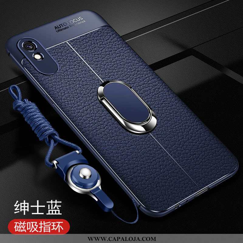 Capa Xiaomi Redmi 9a Slim Protetoras Fosco Cases Azul Escuro, Capas Xiaomi Redmi 9a Couro Venda