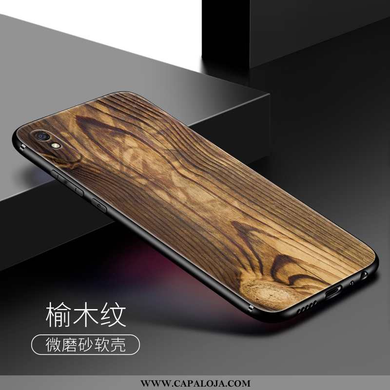 Capa Xiaomi Redmi 9a Soft Masculino Tendencia Madeira Castanho, Capas Xiaomi Redmi 9a Silicone Barat