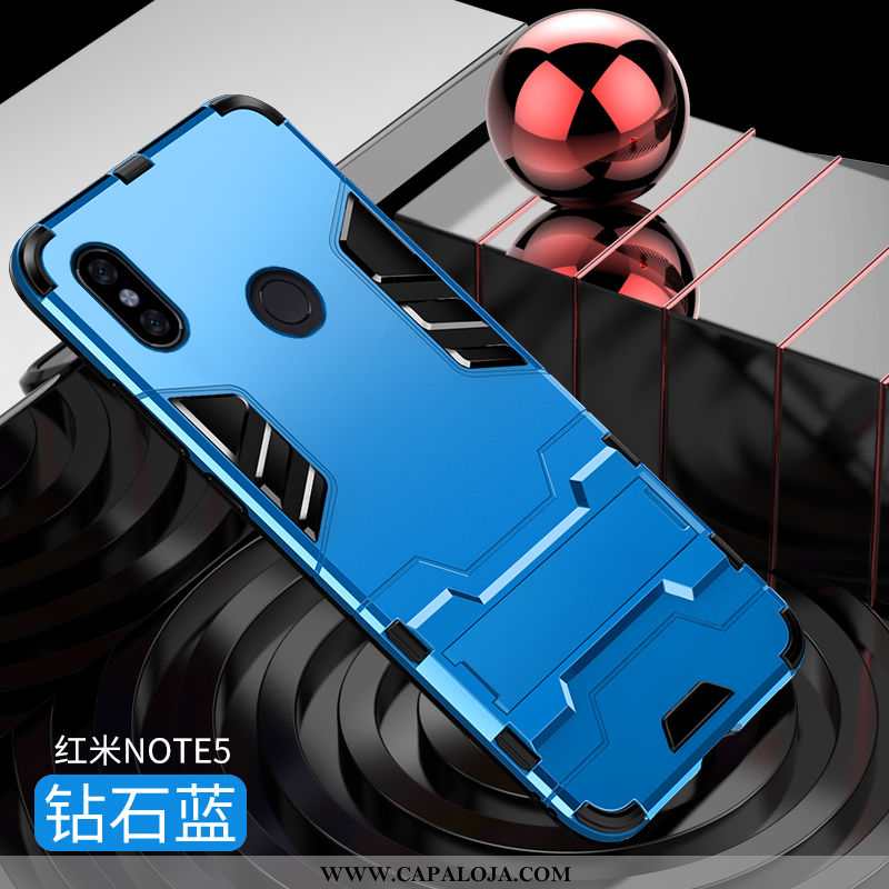 Capa Xiaomi Redmi Note 5 Protetoras Criativas Masculino Vermelha Azul, Capas Xiaomi Redmi Note 5 Sil