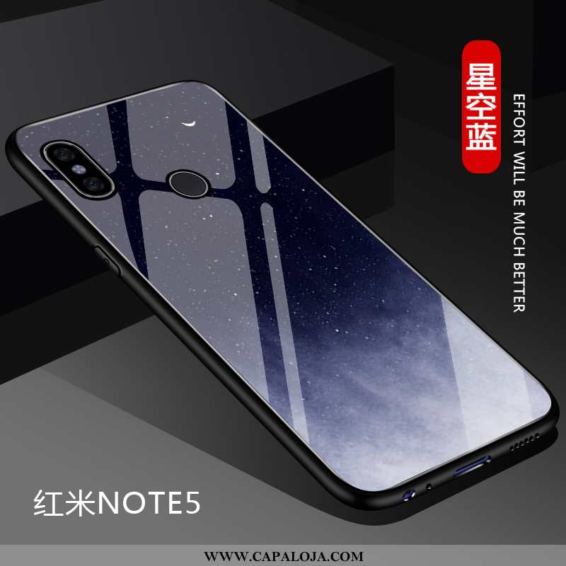 Capa Xiaomi Redmi Note 5 Protetoras Gradiente Lisas Vermelha Azul, Capas Xiaomi Redmi Note 5 Silicon