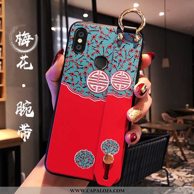 Capa Xiaomi Redmi Note 5 Soft Antiqueda Vermelha Midi Vermelho, Capas Xiaomi Redmi Note 5 Protetoras