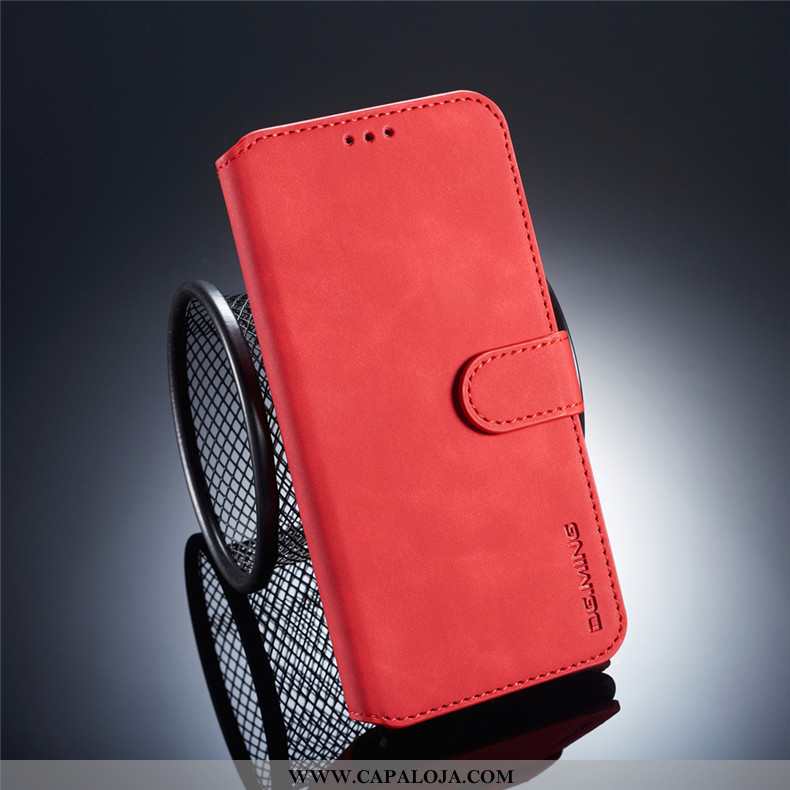 Capa Xiaomi Redmi Note 6 Pro Couro Cover Cases Telemóvel Castanho, Capas Xiaomi Redmi Note 6 Pro Fem