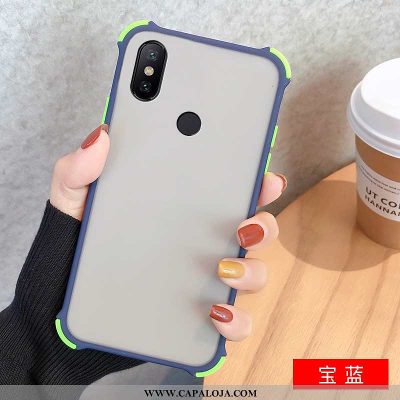 Capa Xiaomi Redmi Note 6 Pro Protetoras Diamante Antiqueda Pequena Preto, Capas Xiaomi Redmi Note 6 