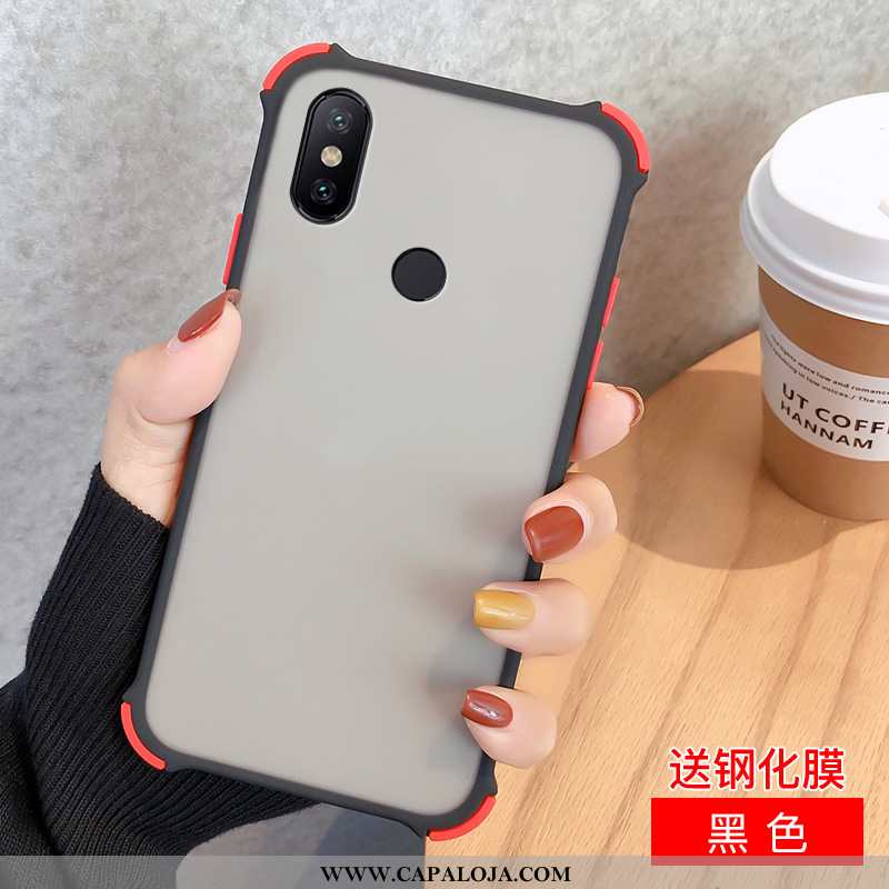 Capa Xiaomi Redmi Note 6 Pro Protetoras Diamante Antiqueda Pequena Preto, Capas Xiaomi Redmi Note 6 