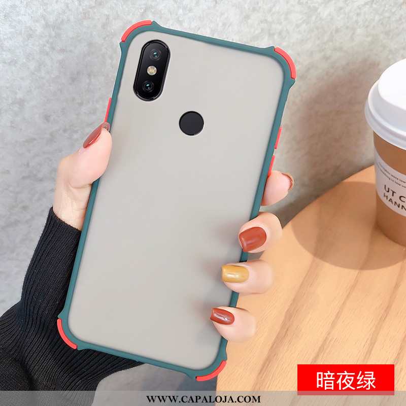 Capa Xiaomi Redmi Note 6 Pro Protetoras Diamante Antiqueda Pequena Preto, Capas Xiaomi Redmi Note 6 