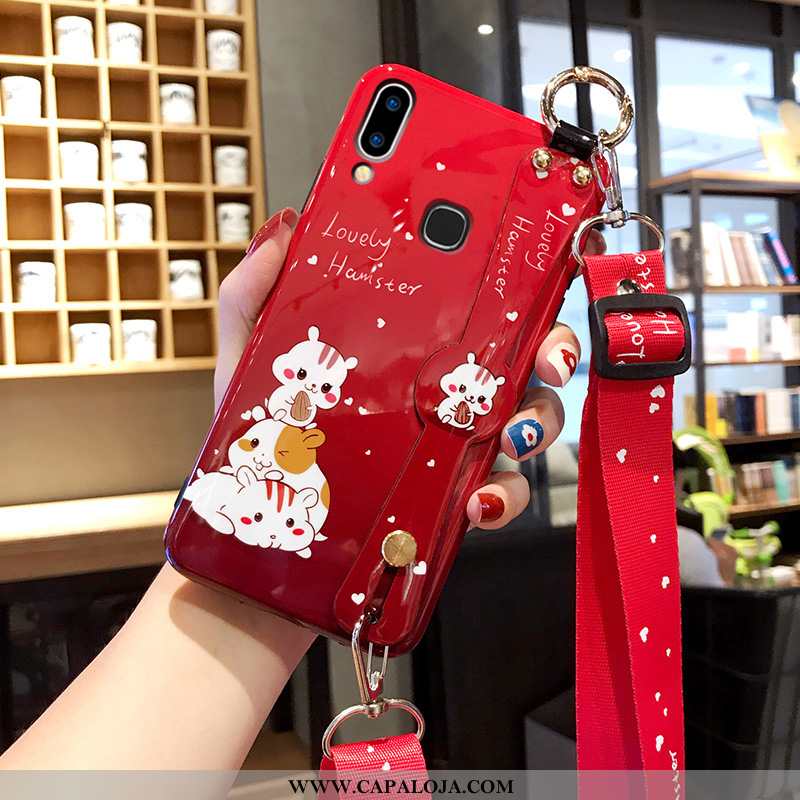 Capa Xiaomi Redmi Note 7 Cordao Completa Protetoras Telemóvel Vermelho, Capas Xiaomi Redmi Note 7 Te