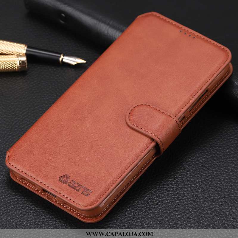 Capa Xiaomi Redmi Note 7 Protetoras Cases Telemóvel Cover Castanho, Capas Xiaomi Redmi Note 7 Silico