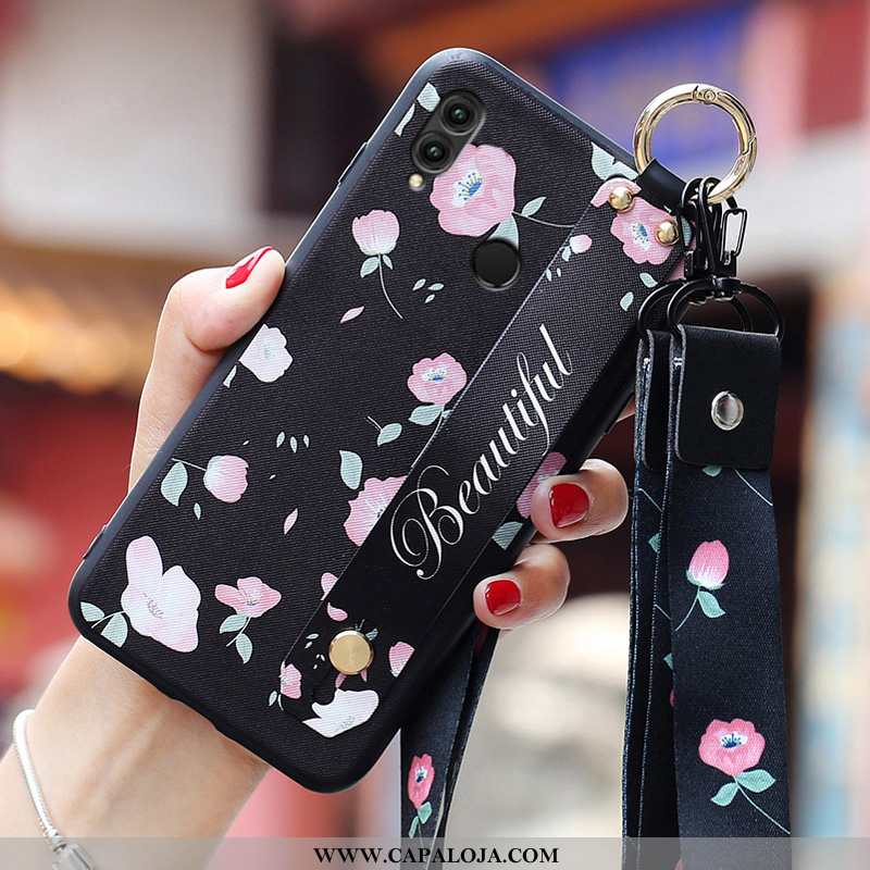 Capa Xiaomi Redmi Note 7 Silicone Antiqueda Criativas Soft Preto, Capas Xiaomi Redmi Note 7 Fosco Ve