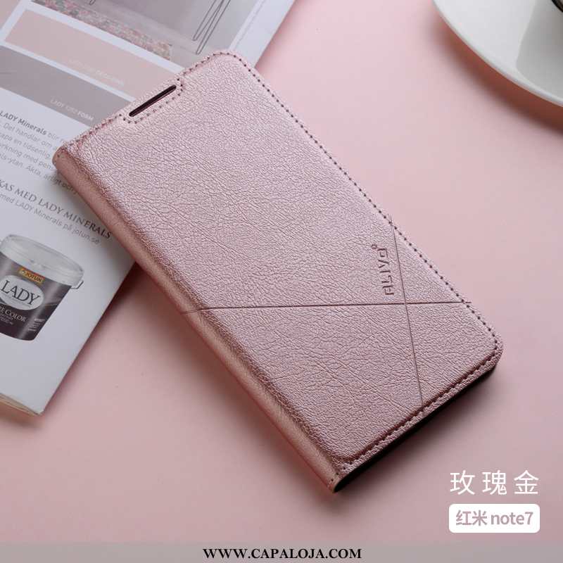 Capa Xiaomi Redmi Note 7 Silicone Capas Soft Cover Rosa, Xiaomi Redmi Note 7 Couro Baratas