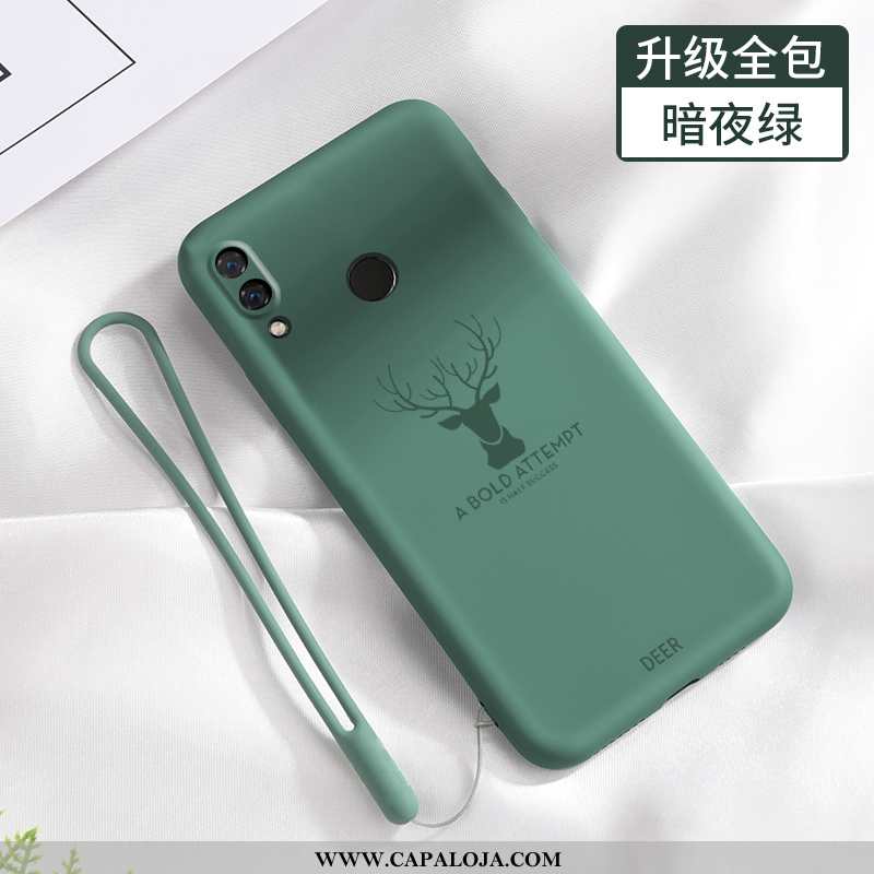 Capa Xiaomi Redmi Note 7 Silicone Masculino Telemóvel Malha Verde, Capas Xiaomi Redmi Note 7 Persona