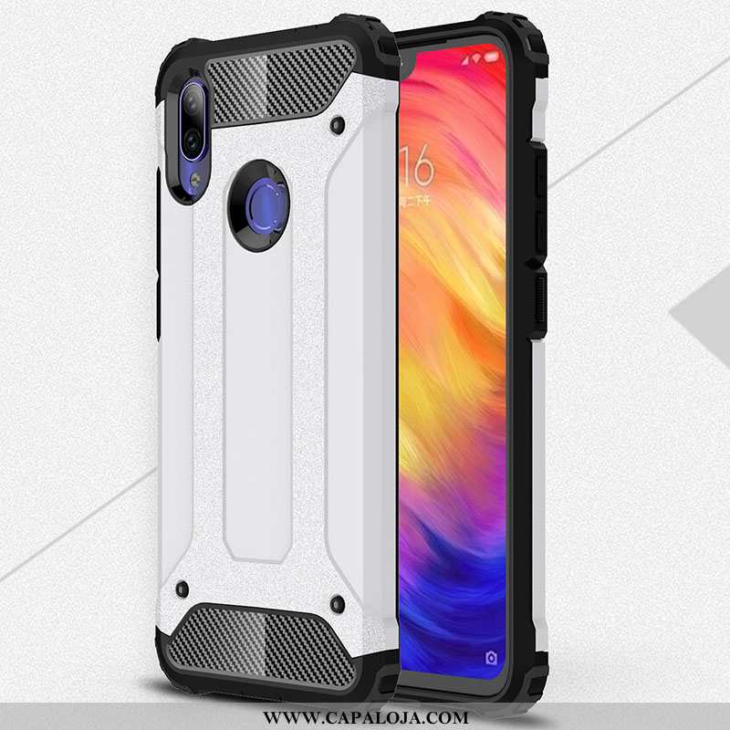 Capa Xiaomi Redmi Note 7 Soft Branco Silicone Telemóvel, Capas Xiaomi Redmi Note 7 Protetoras Barato