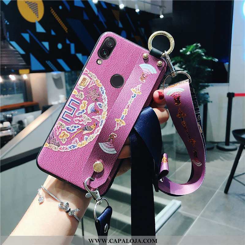 Capa Xiaomi Redmi Note 7 Super Completa Wrisband Vermelha Rosa, Capas Xiaomi Redmi Note 7 Protetoras