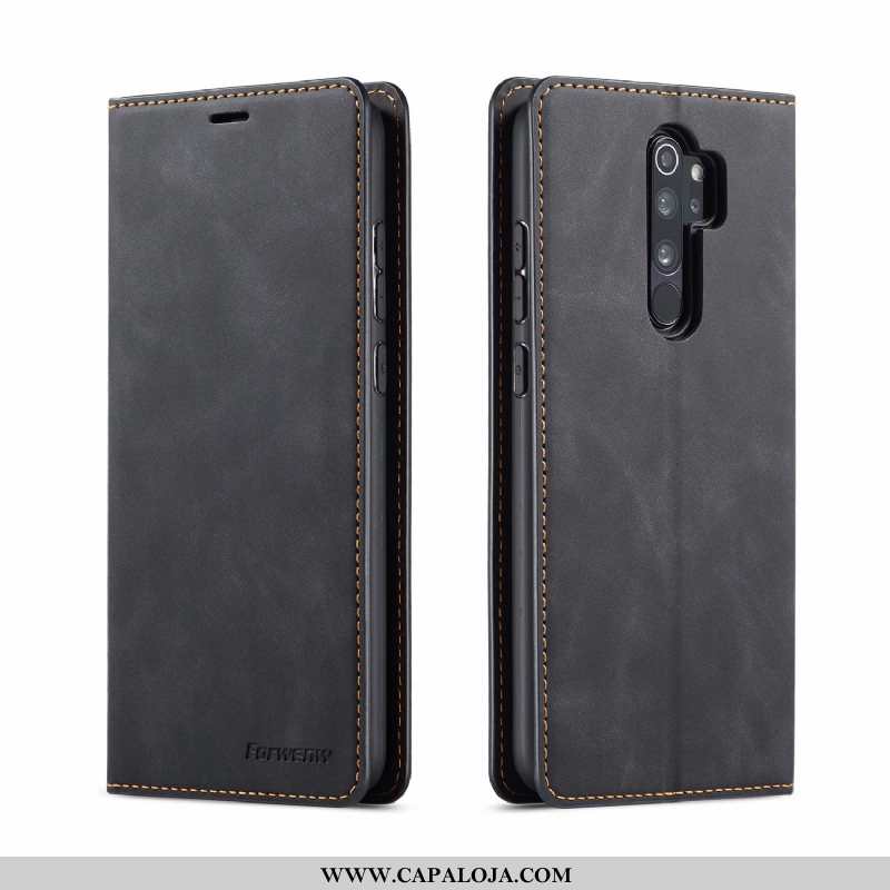 Capa Xiaomi Redmi Note 8 Pro Couro Completa Carteira Vermelha Vermelho, Capas Xiaomi Redmi Note 8 Pr