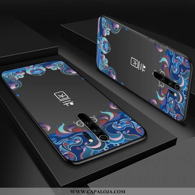 Capa Xiaomi Redmi Note 8 Pro Fosco Capas Telemóvel Resistente Azul, Xiaomi Redmi Note 8 Pro Personal