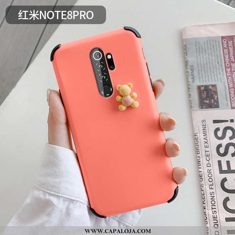 Capa Xiaomi Redmi Note 8 Pro Protetoras Antiqueda Feminino Novas Vermelho, Capas Xiaomi Redmi Note 8