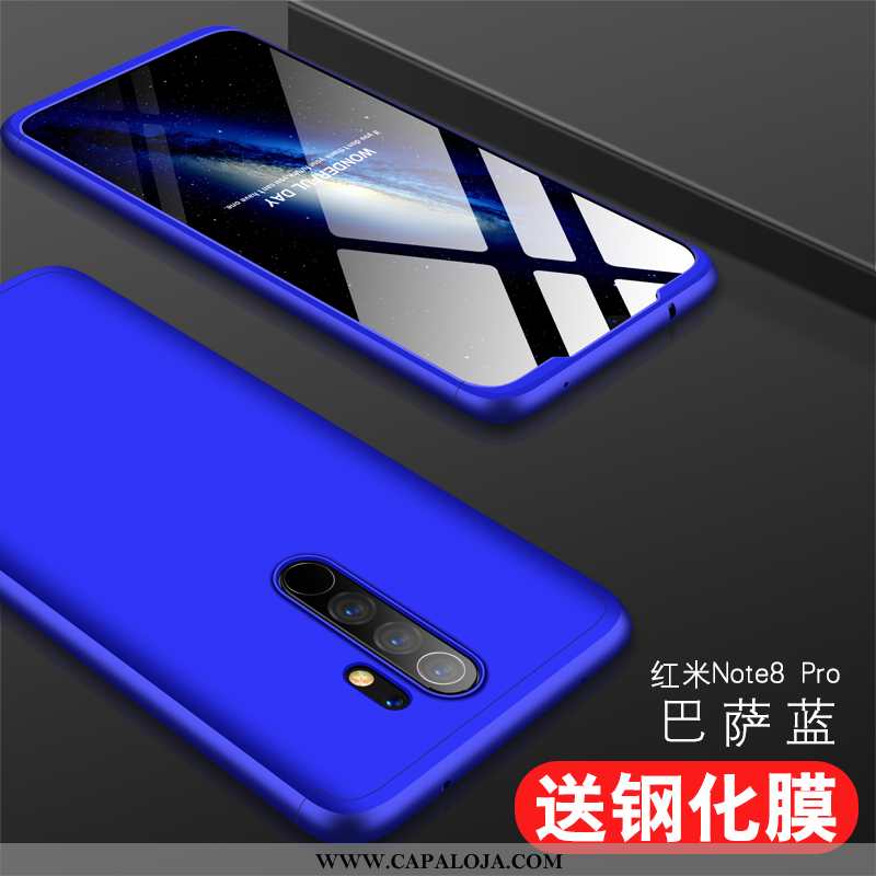 Capa Xiaomi Redmi Note 8 Pro Protetoras Feminino Masculino Resistente Azul, Capas Xiaomi Redmi Note 