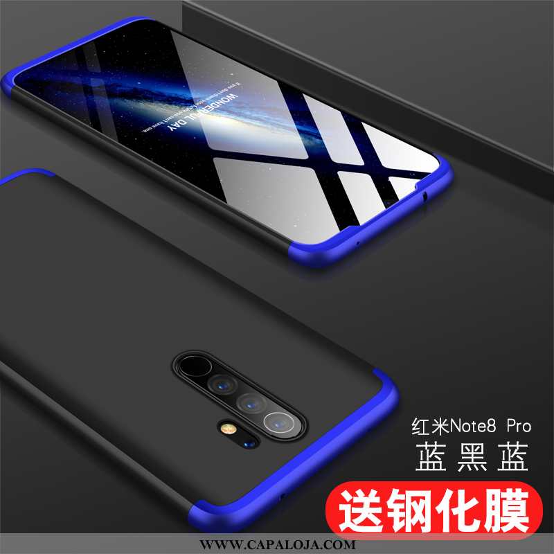 Capa Xiaomi Redmi Note 8 Pro Protetoras Feminino Masculino Resistente Azul, Capas Xiaomi Redmi Note 