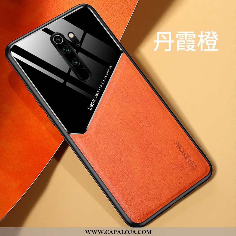 Capa Xiaomi Redmi Note 8 Pro Silicone Vermelha Capas Pequena Laranja, Xiaomi Redmi Note 8 Pro Fosco 