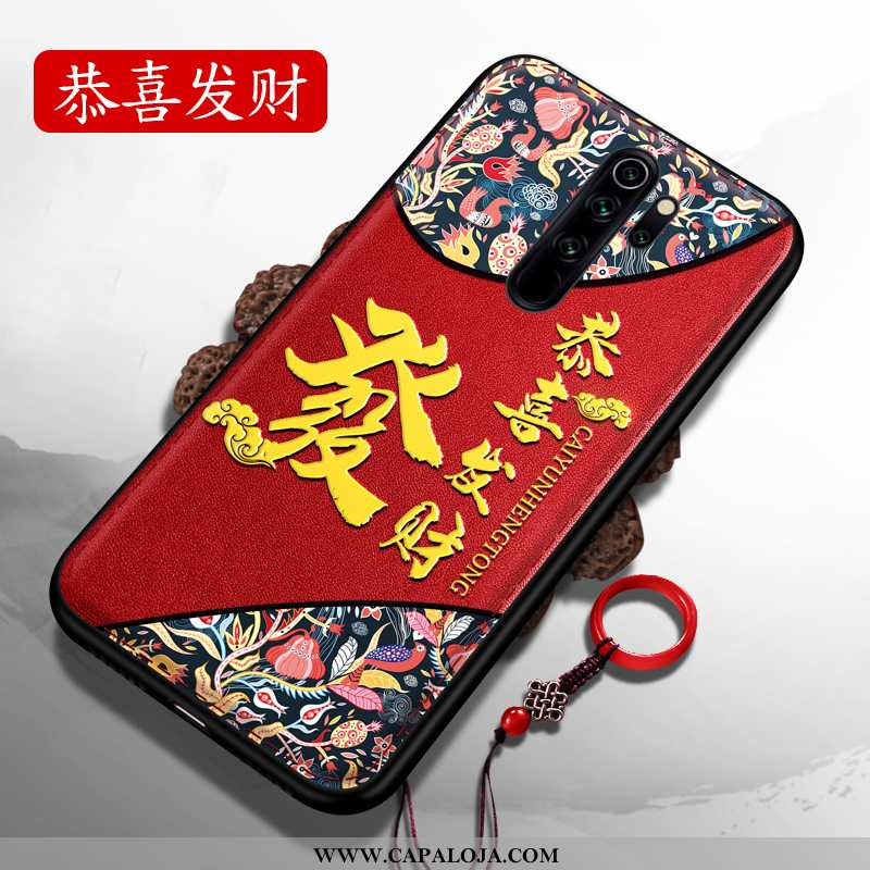 Capa Xiaomi Redmi Note 8 Pro Tendencia Novas Cases Completa Vermelho, Capas Xiaomi Redmi Note 8 Pro 