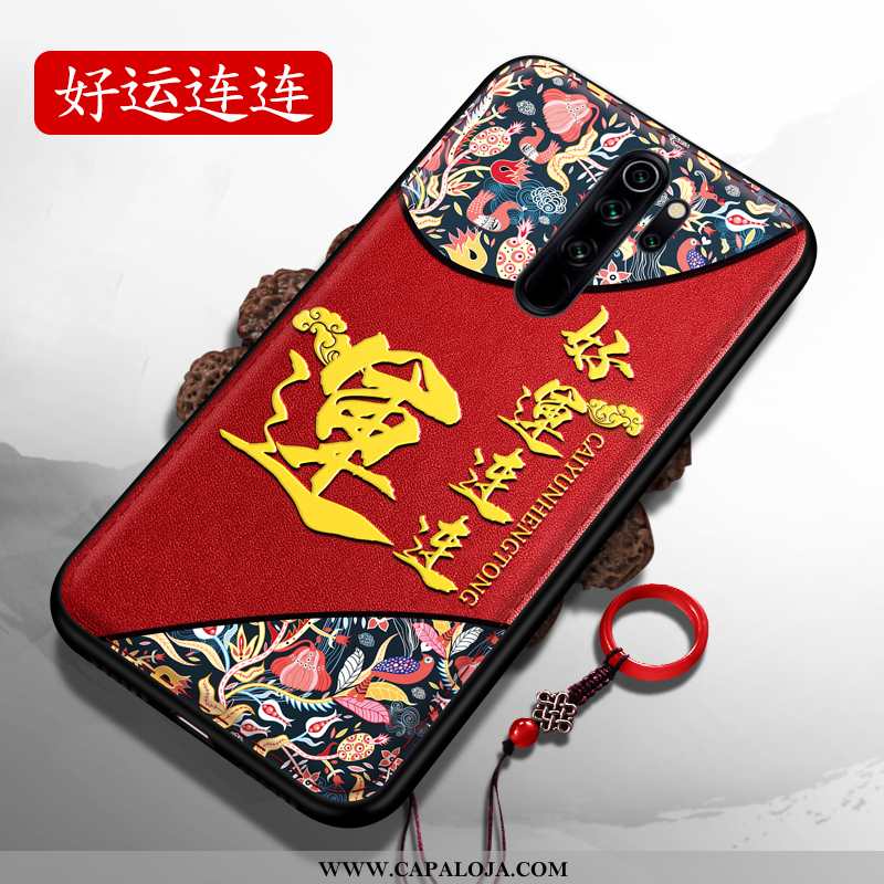 Capa Xiaomi Redmi Note 8 Pro Tendencia Novas Cases Completa Vermelho, Capas Xiaomi Redmi Note 8 Pro 