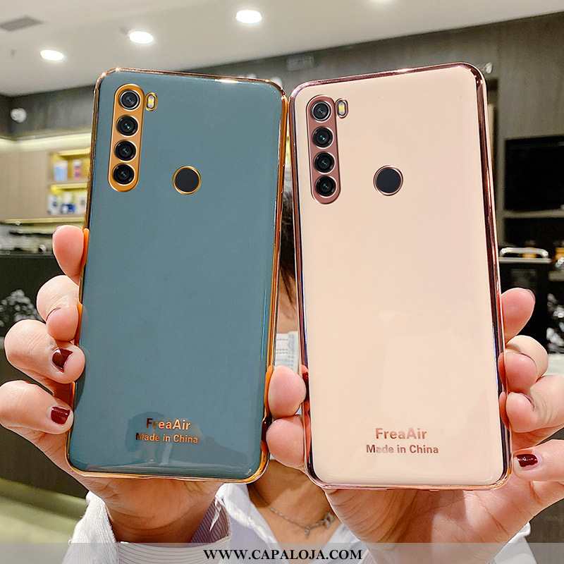 Capa Xiaomi Redmi Note 8t Criativas Cinza Completa Antiqueda Rosa, Capas Xiaomi Redmi Note 8t Tenden