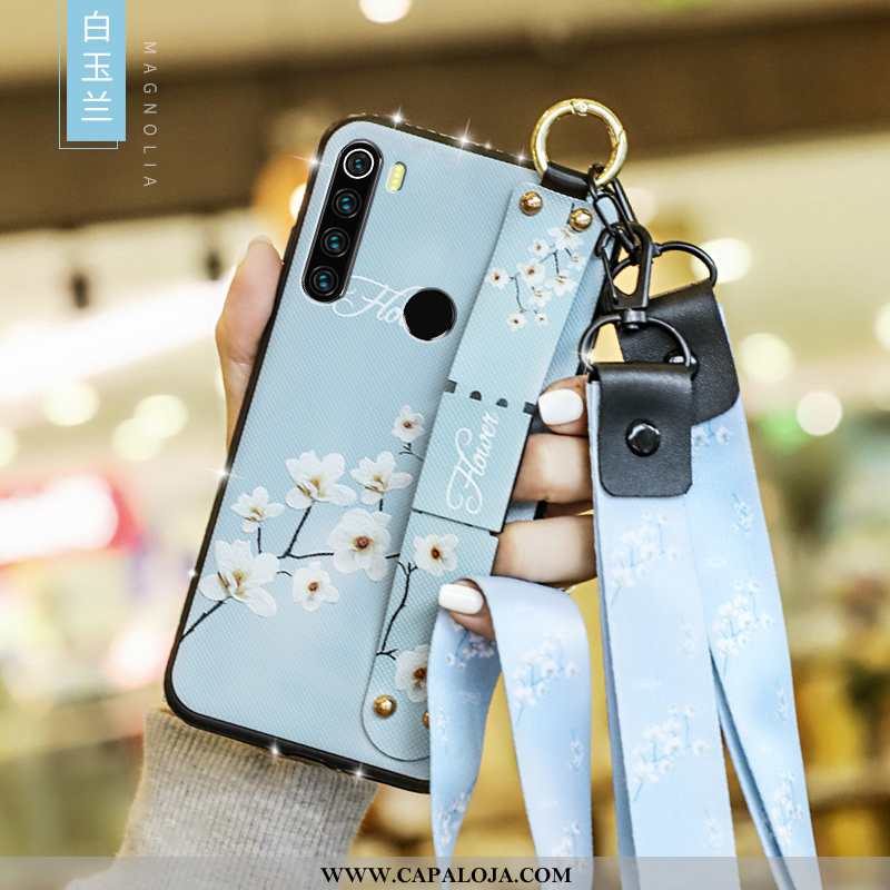 Capa Xiaomi Redmi Note 8t Estiloso Completa Wrisband Telemóvel Rosa, Capas Xiaomi Redmi Note 8t Pers