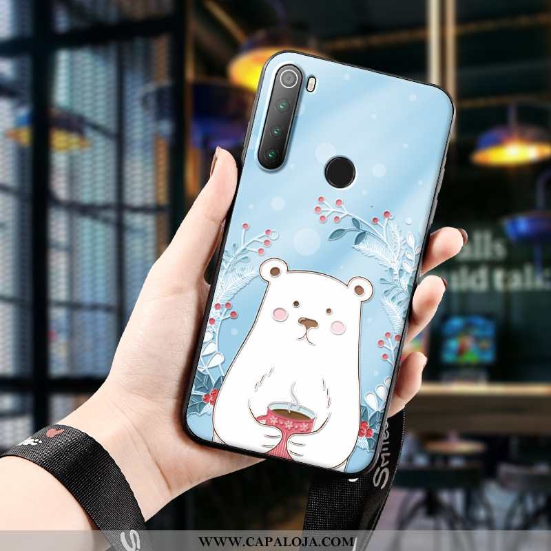 Capa Xiaomi Redmi Note 8t Fosco Pequena Masculino Protetoras Verde, Capas Xiaomi Redmi Note 8t Bonit