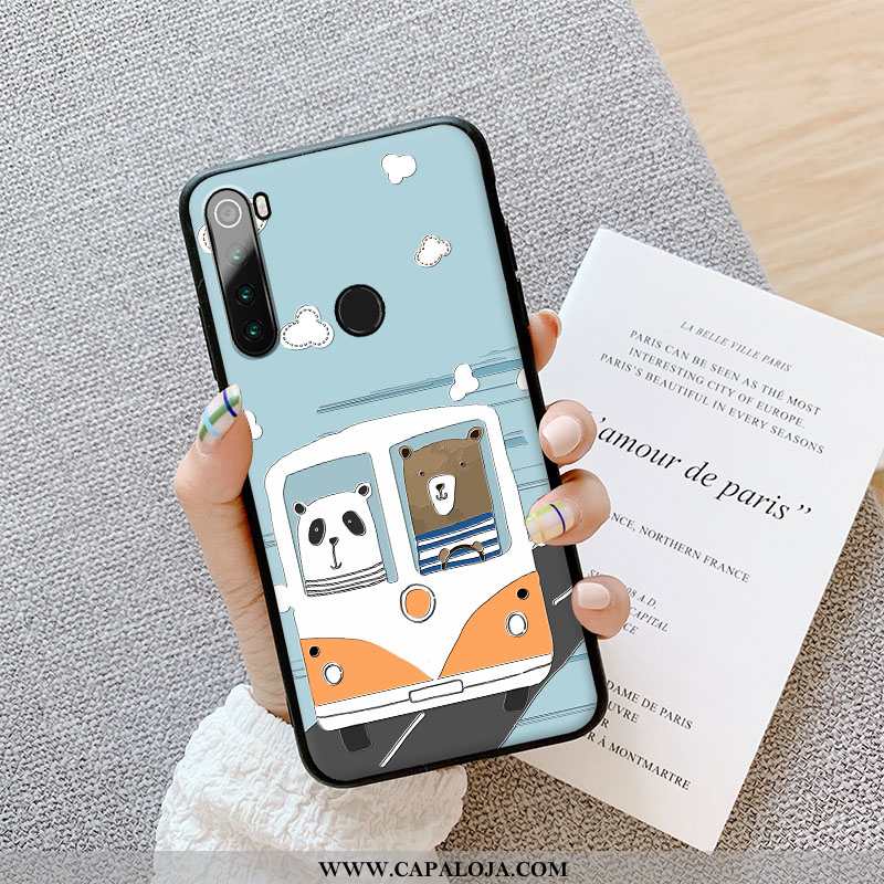 Capa Xiaomi Redmi Note 8t Fosco Pequena Masculino Protetoras Verde, Capas Xiaomi Redmi Note 8t Bonit