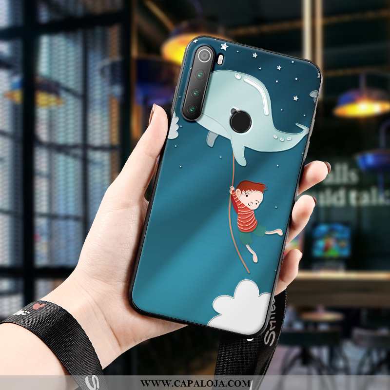 Capa Xiaomi Redmi Note 8t Fosco Pequena Masculino Protetoras Verde, Capas Xiaomi Redmi Note 8t Bonit