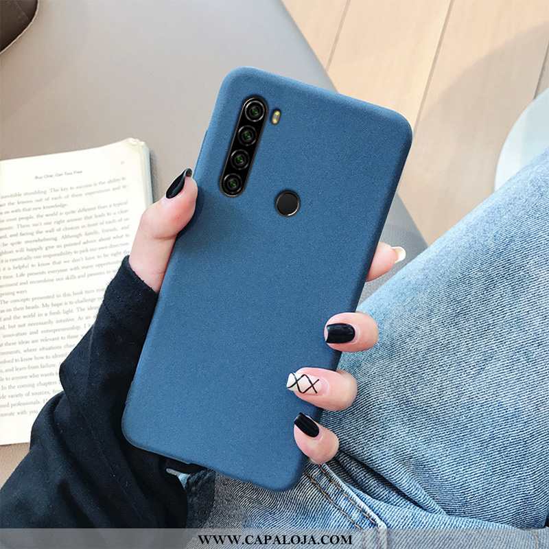 Capa Xiaomi Redmi Note 8t Fosco Vermelha Masculino Telemóvel Vermelho, Capas Xiaomi Redmi Note 8t Sl