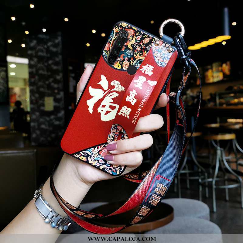 Capa Xiaomi Redmi Note 8t Personalizado Cordao Capas Cases Vermelho, Xiaomi Redmi Note 8t Tendencia 